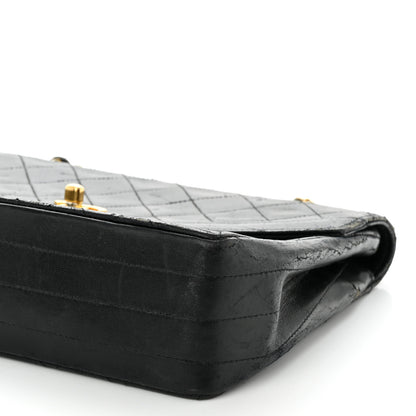 Chanel Lambskin Quilted Medium Single Flap Black 11 of 16