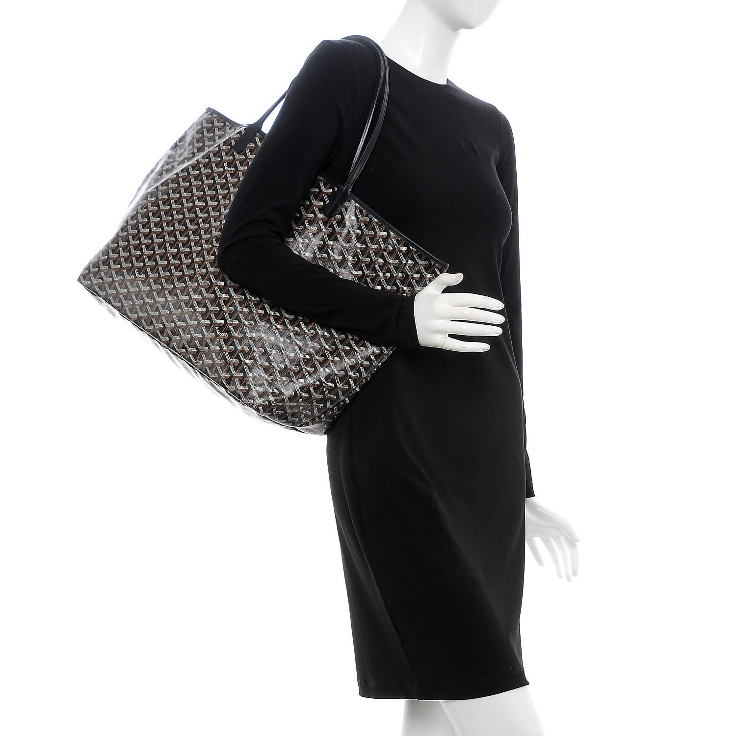 Goyard Goyardine Saint Louis GM Black 2 of 11