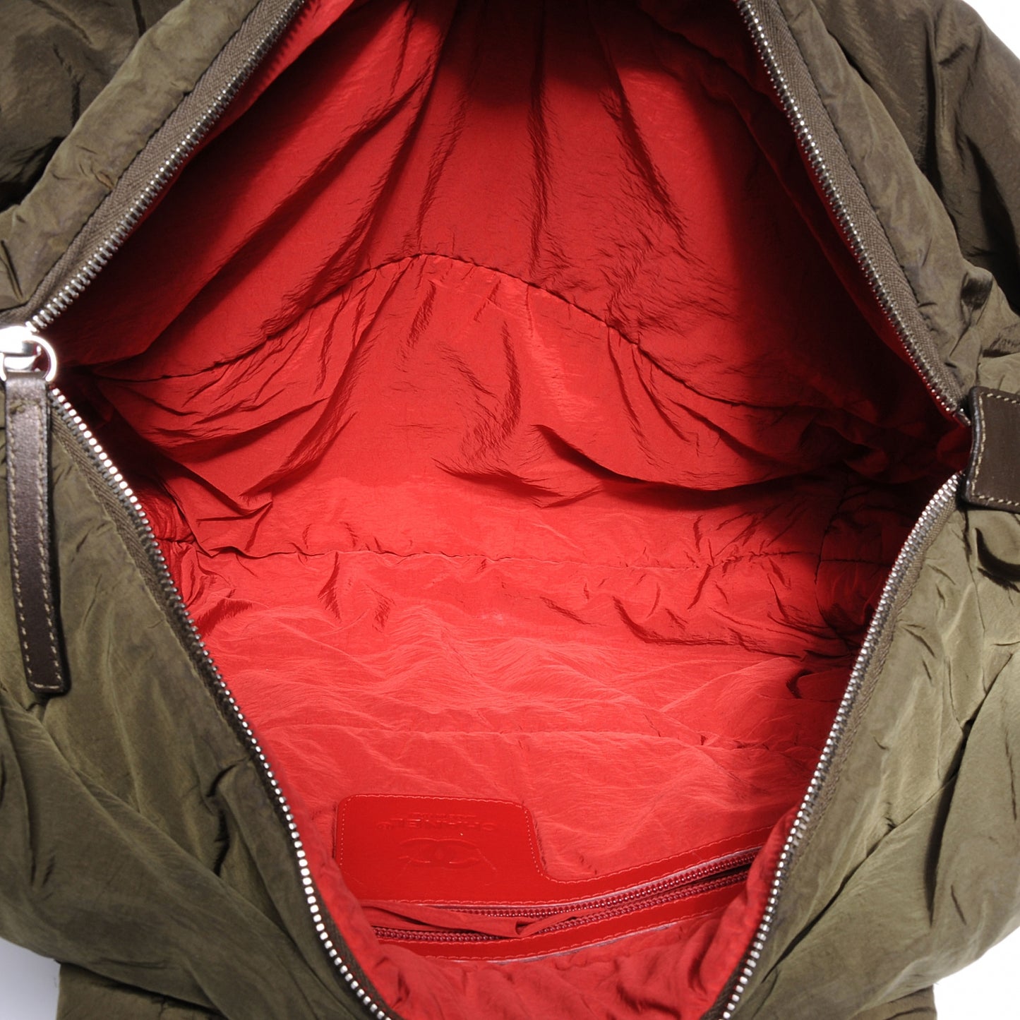 Nylon Coco Cocoon Large Tote Green