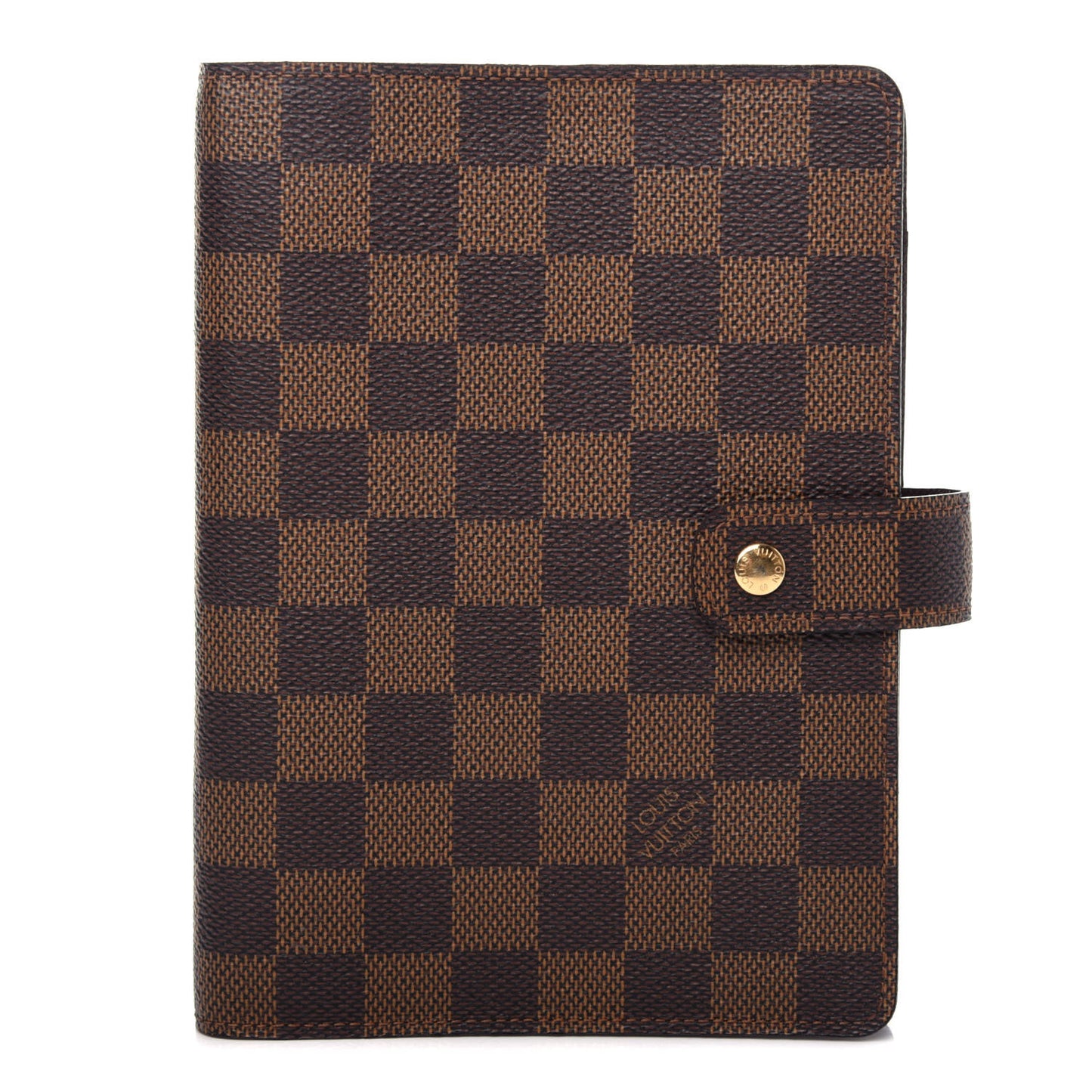 Damier Ebene Medium Ring Agenda Cover