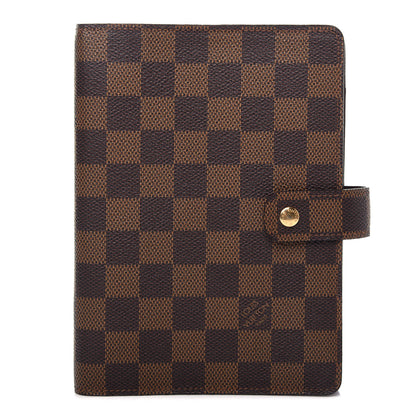 Louis Vuitton Damier Ebene Medium Ring Agenda Cover 1 of 7