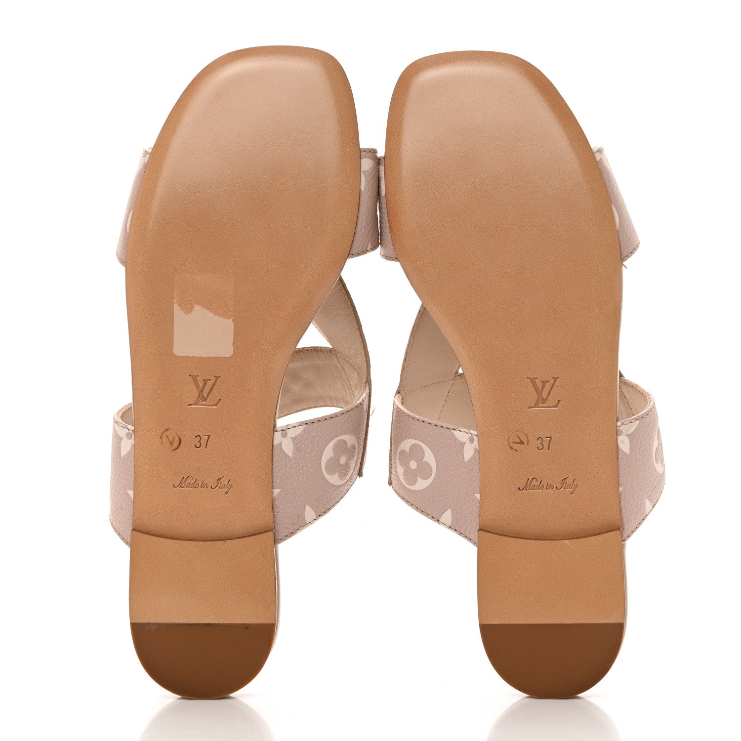 Louis Vuitton Empreinte Croisiere Mule Flats 37 Beige 5 of 11