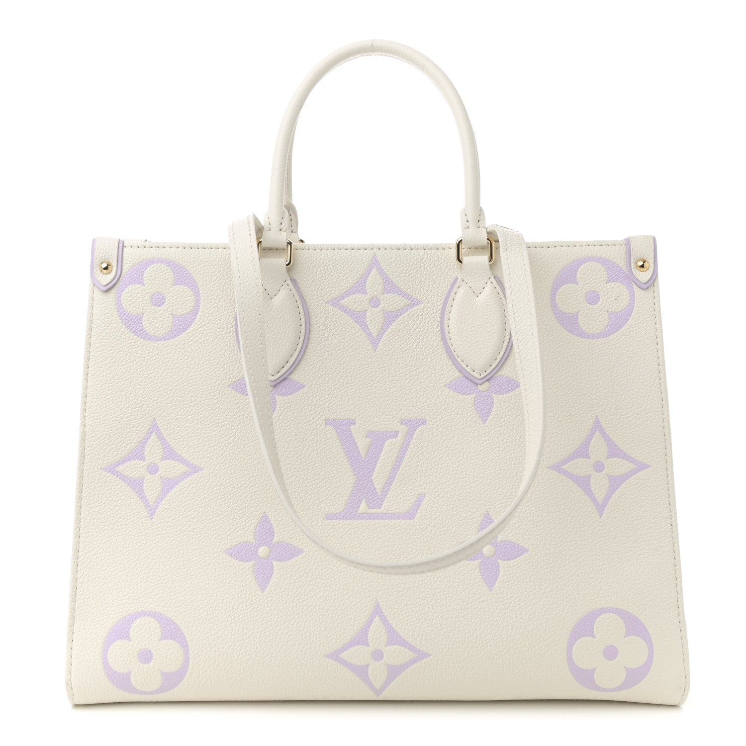 Louis Vuitton Empreinte Monogram Giant Onthego MM Latte Bubble Tea 1 of 21