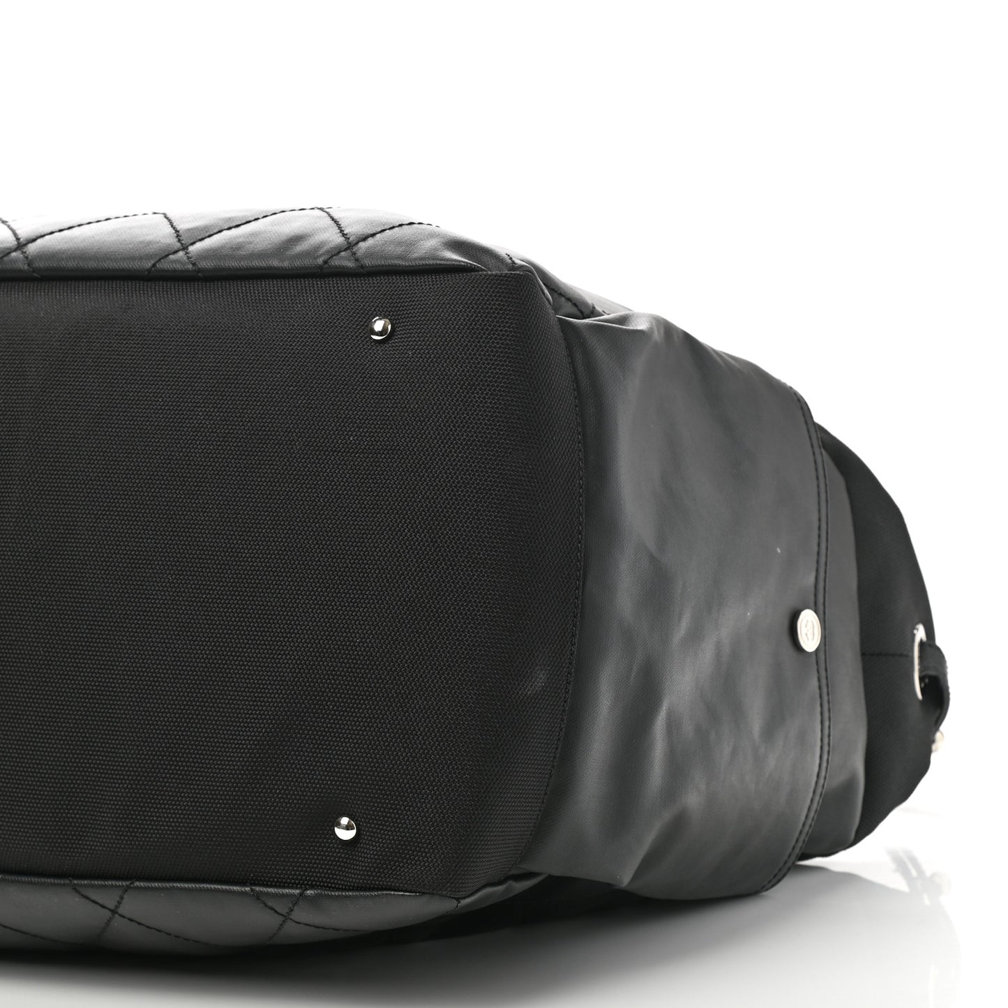 Coated Canvas Paris Biarritz XL Travel Bag Black