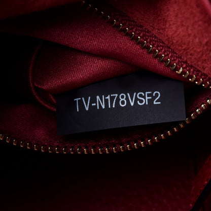 Valentino Garavani Grained Calfskin Rockstud Bucket Bag Rubino 7 of 9