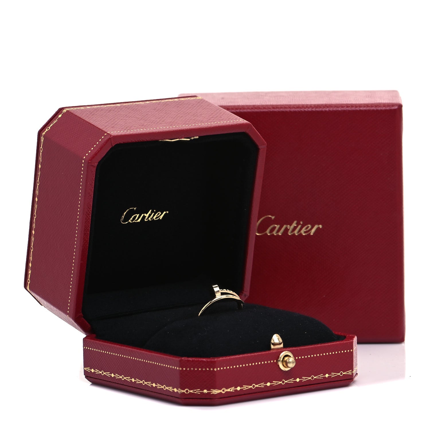 Cartier 18K Yellow Gold Small Juste Un Clou Ring 47 4 5 of 5