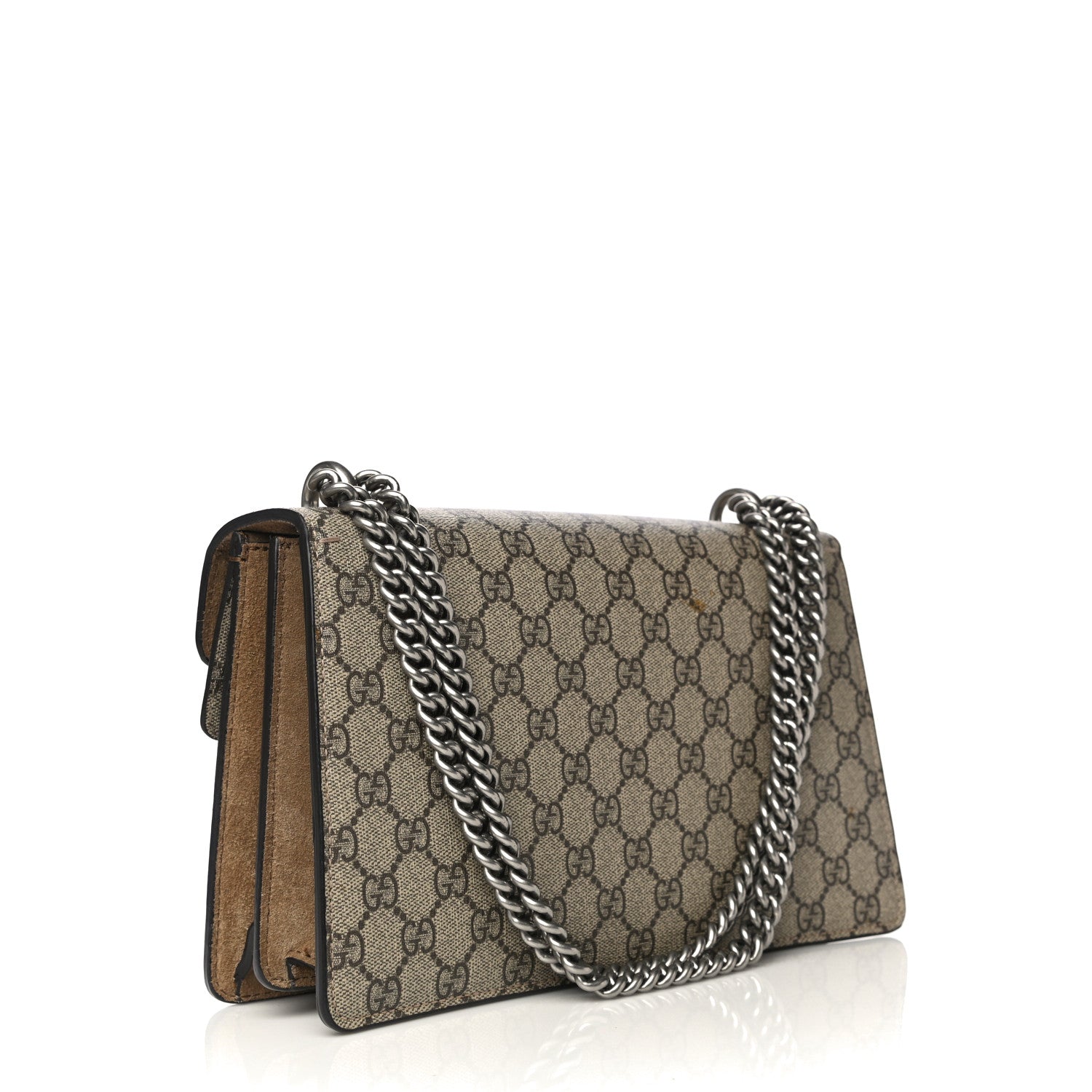 Gucci GG Supreme Monogram Small Dionysus Shoulder Bag Taupe 3 of 20