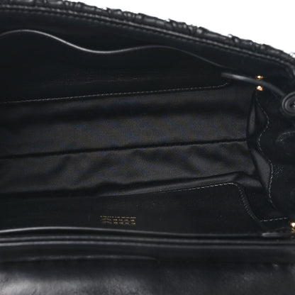 Miu Miu Nappa Matelasse Shoulder Bag Black 5 of 9