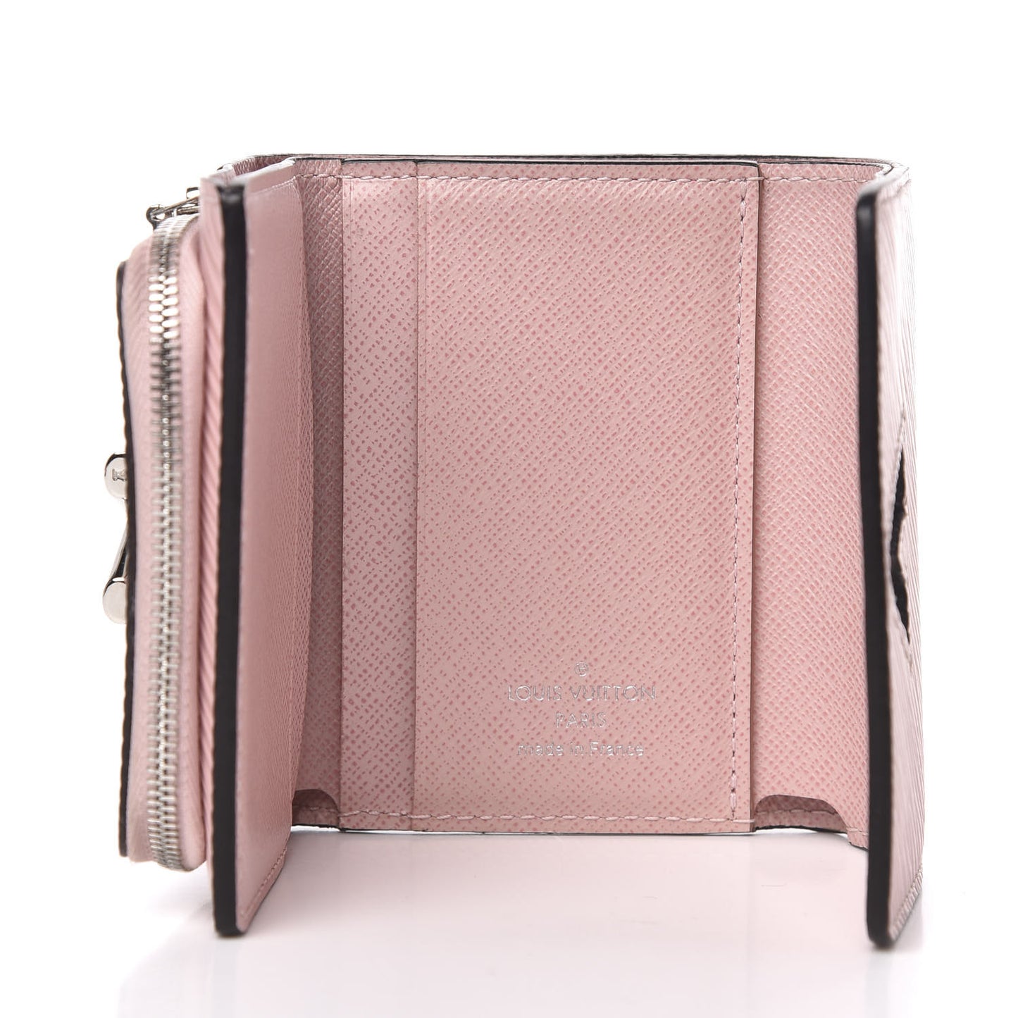 Epi Twist Compact Wallet Rose Ballerine