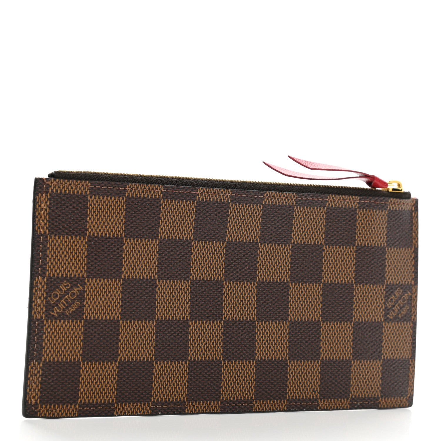 Louis Vuitton Damier Ebene Felicie Chain Wallet Zippered Insert 3 of 6