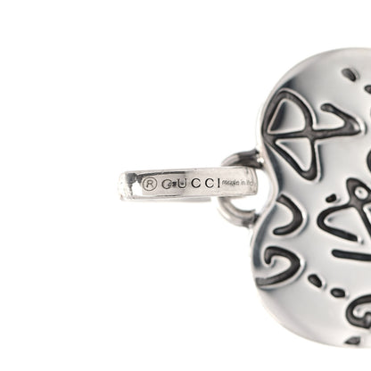 Gucci Sterling Silver GucciGhost Hamlet Skull Heart Charm 3 of 6