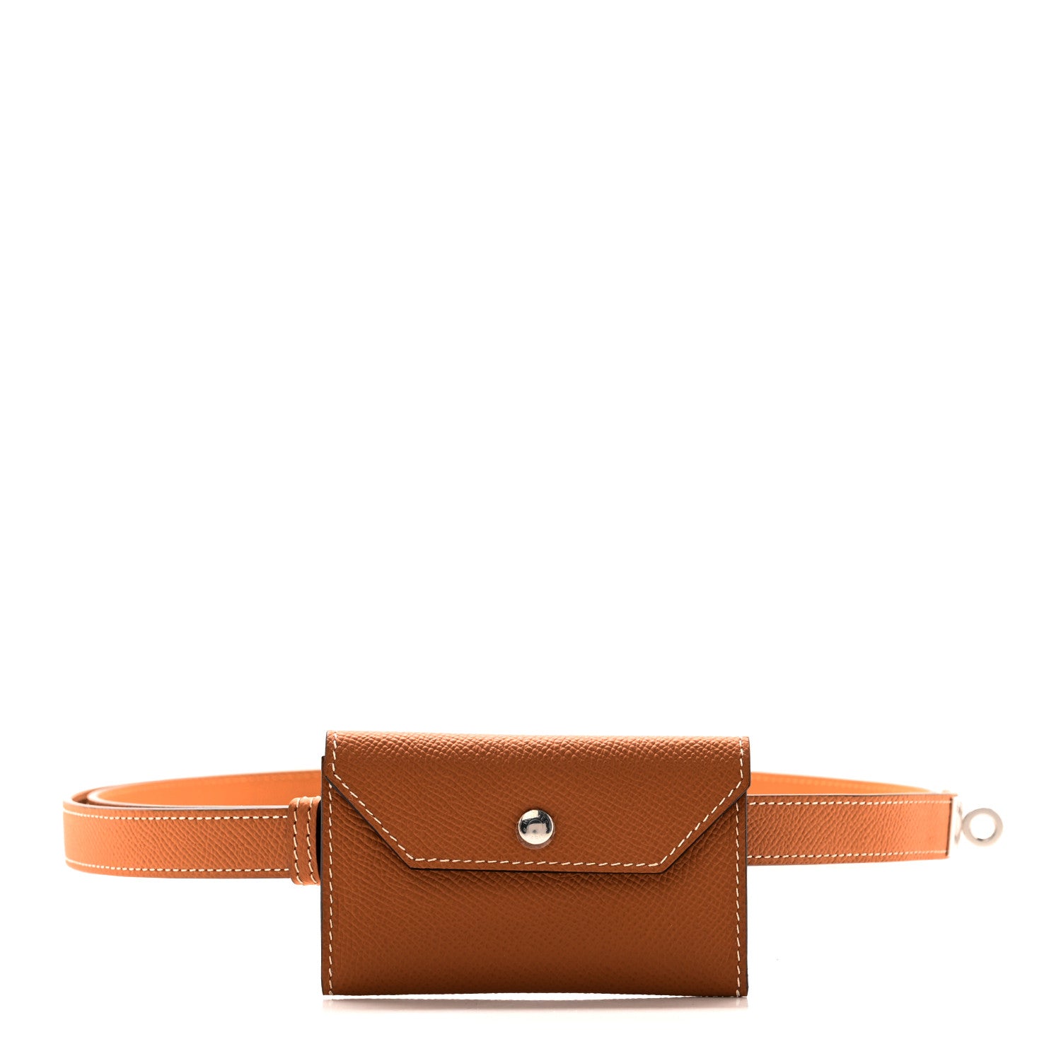 Hermes Epsom Kelly Pocket Belt Gold 2 of 8