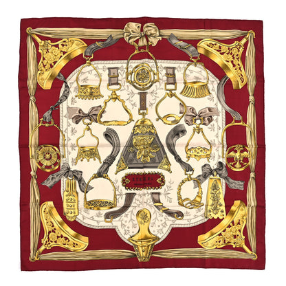 Hermes Silk Etriers Scarf 90 1 of 4