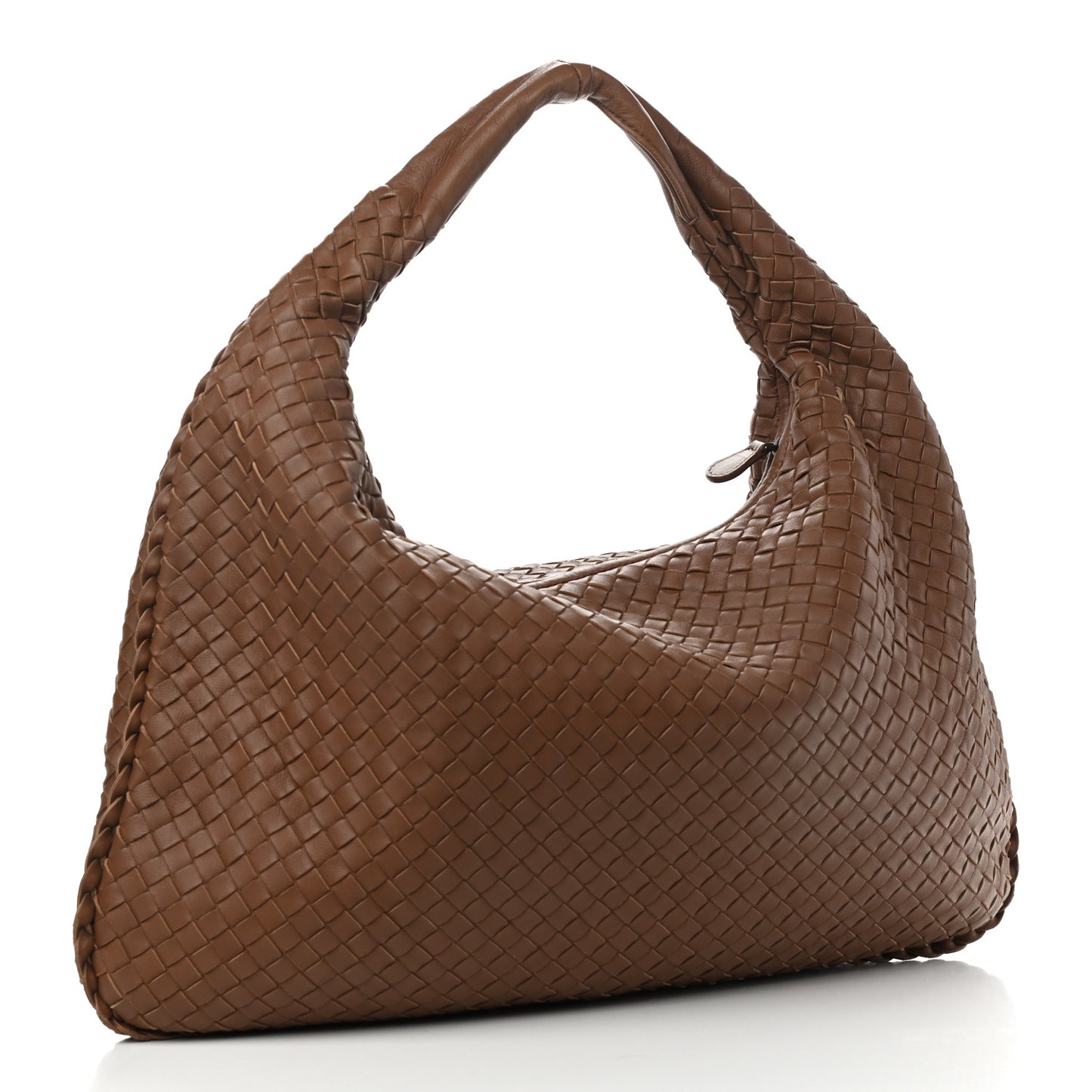 Nappa Intrecciato Medium Veneta Hobo Maple
