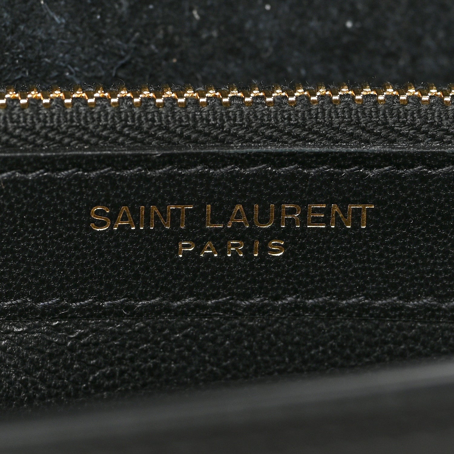 Saint Laurent Patent Calfskin Monogram Kate Wallet On Chain Black 6 of 6