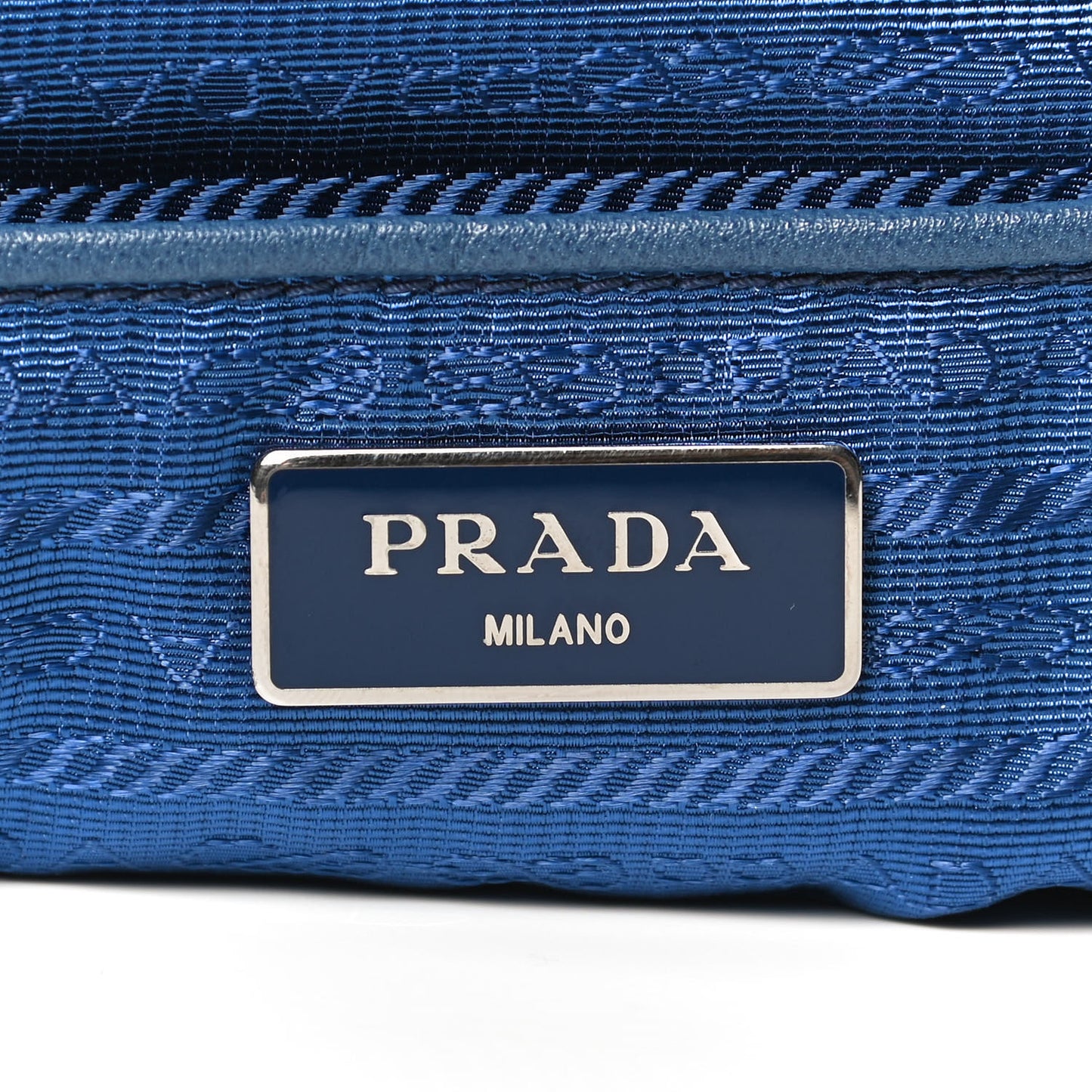 Tessuto Nylon Saffiano Messenger Bag Baltico