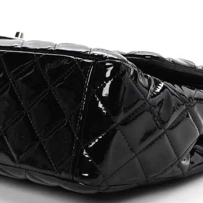 Chanel Patent Quilted Maxi Double Flap Black 9 of 9