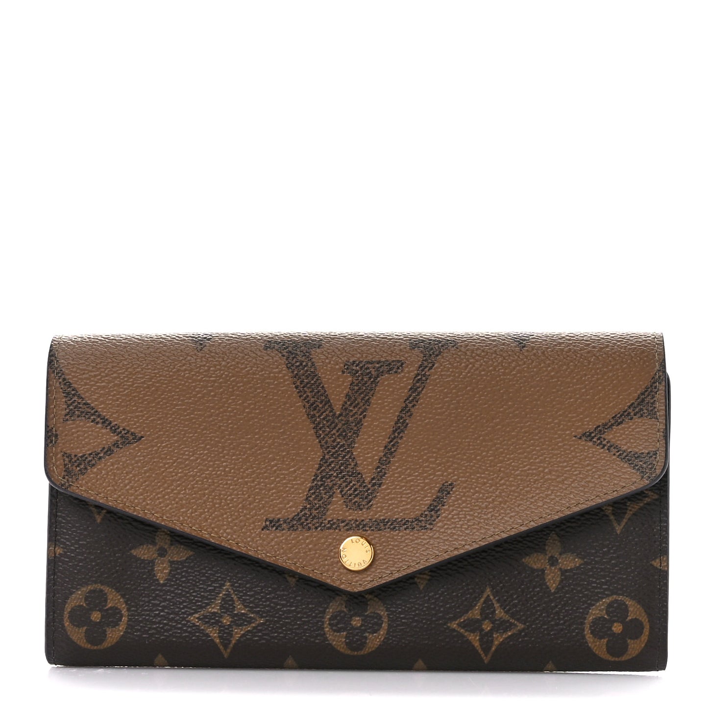 Reverse Monogram Giant Sarah Wallet