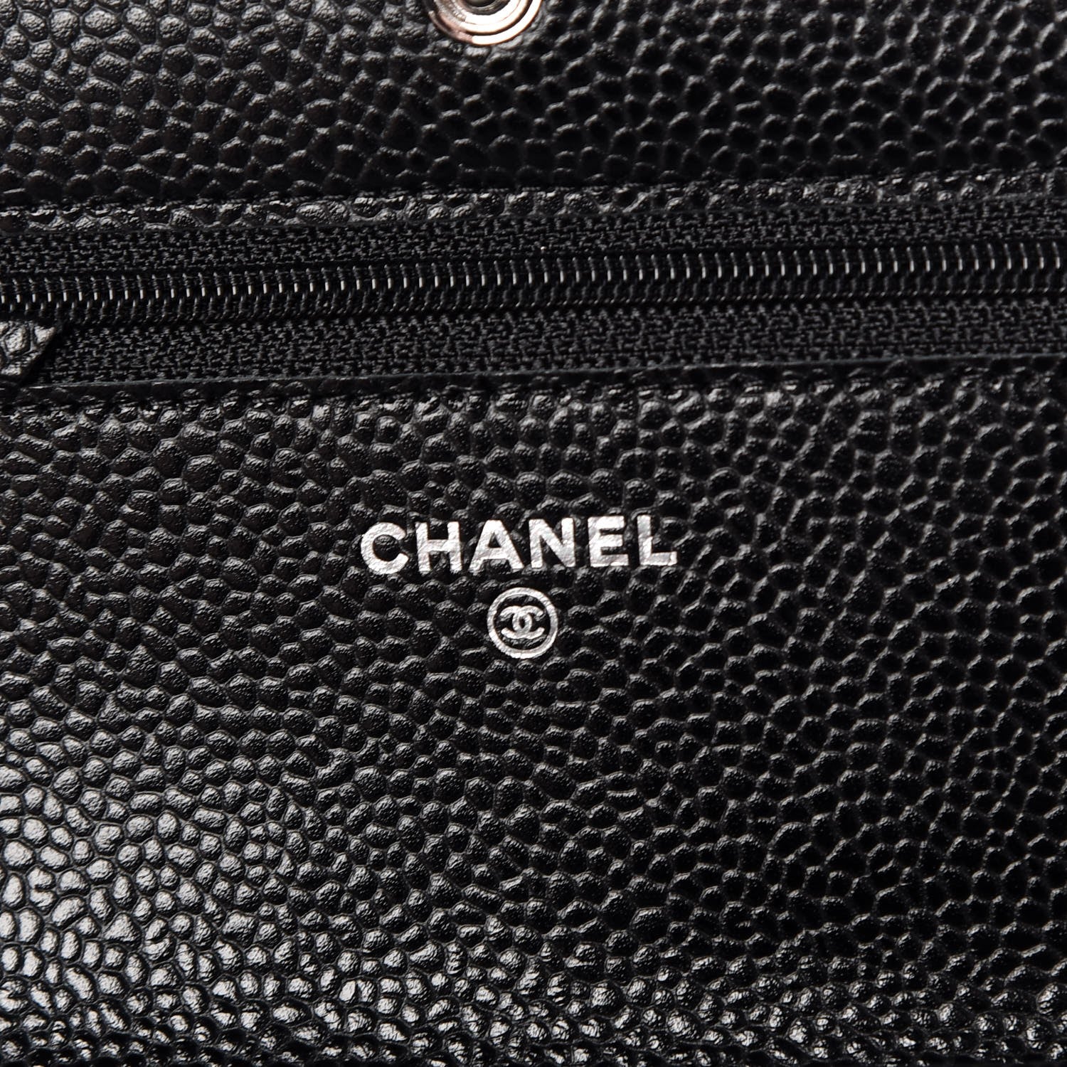 Chanel Caviar Quilted Wallet On Chain WOC Black 6 of 9