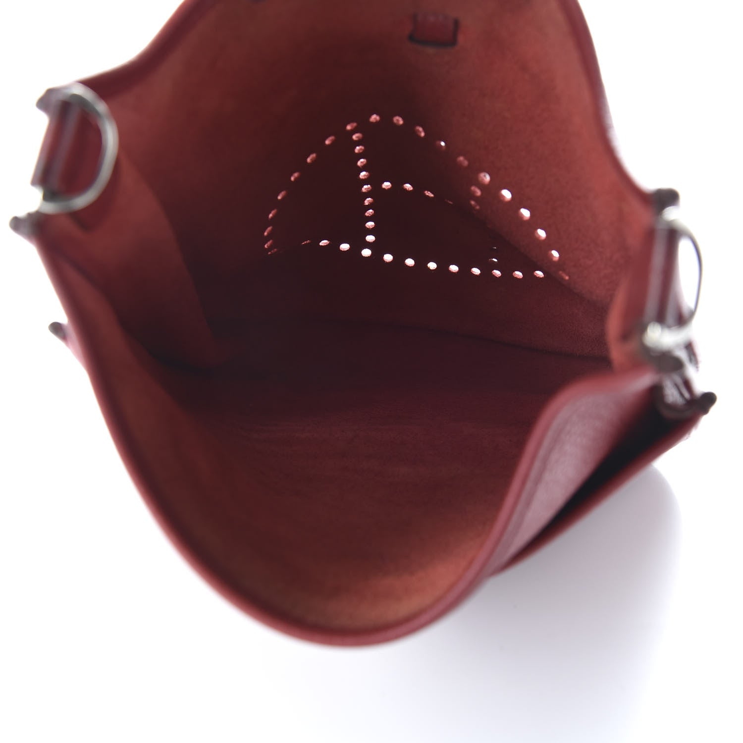 Hermes Taurillon Clemence Evelyne III PM Rouge Vif 5 of 10