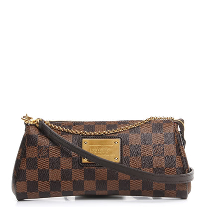 Louis Vuitton Damier Ebene Eva Clutch 1 of 8