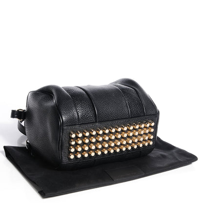 Alexander Wang Pebbled Lambskin Rockie Black w Pale Gold Hardware 4 of 8