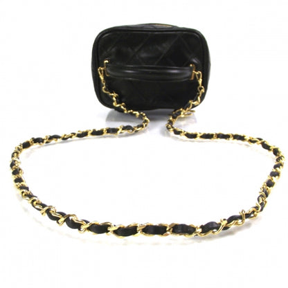 Chanel Lambskin Diamond Stitch Shoulder Bag Black 5 of 11