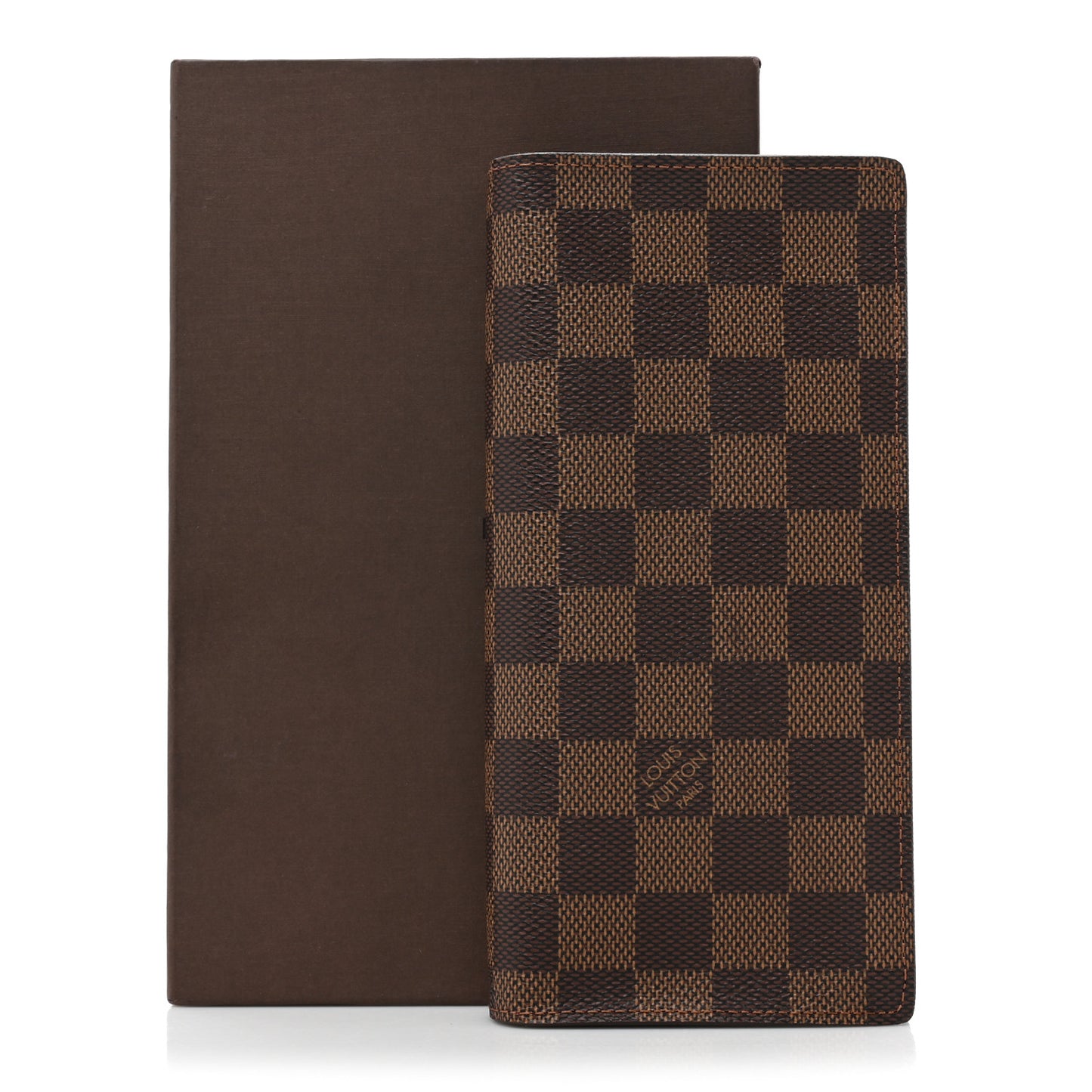 Damier Ebene Portefeuille Brazza Wallet