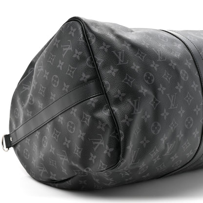 Louis Vuitton Monogram Eclipse Keepall Bandouliere 55 8 of 15