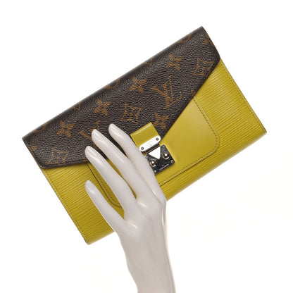 Louis Vuitton Epi Monogram Marie Rose Wallet Pistache 2 of 8
