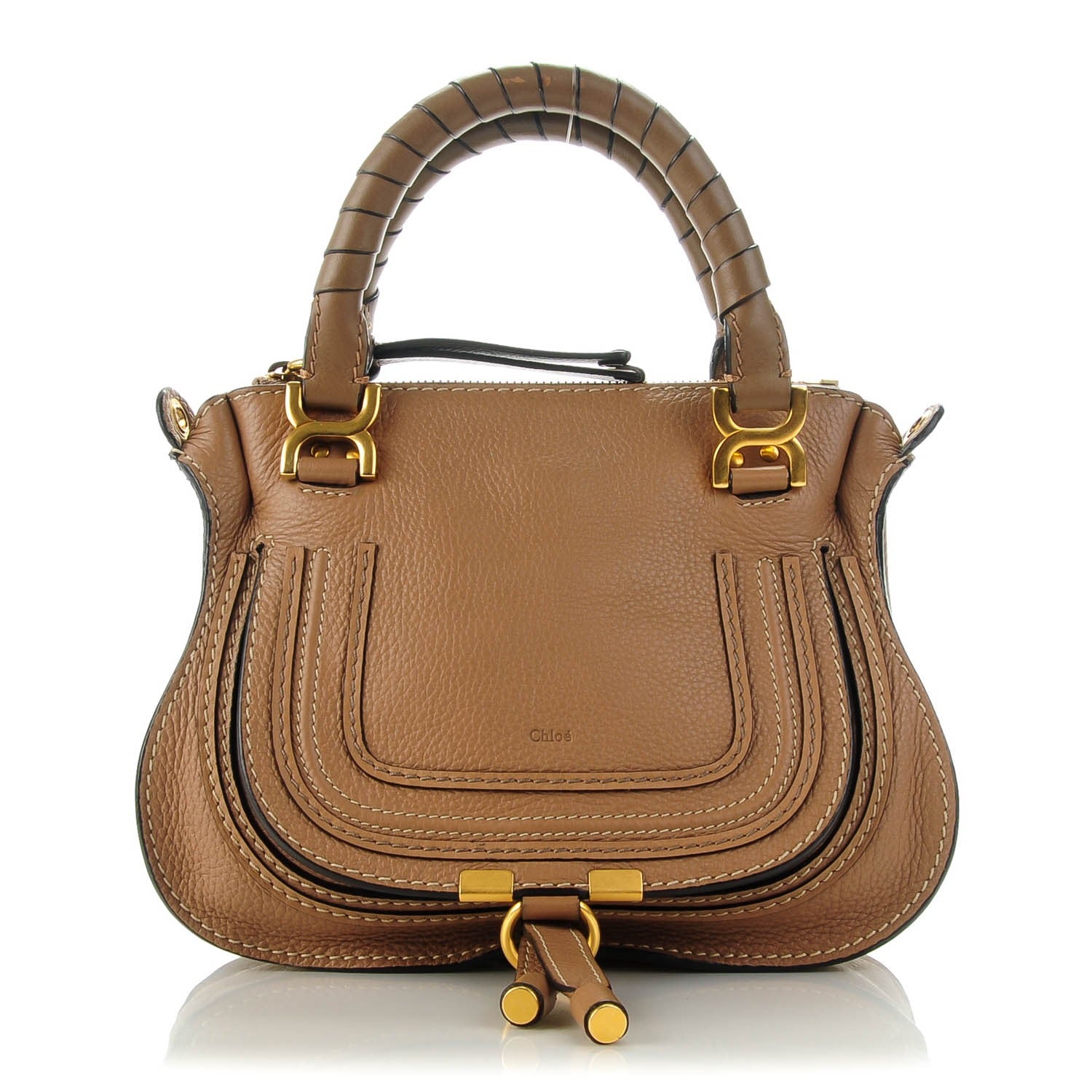 Chloe Calfskin Mini Marcie Satchel Nut 1 of 9