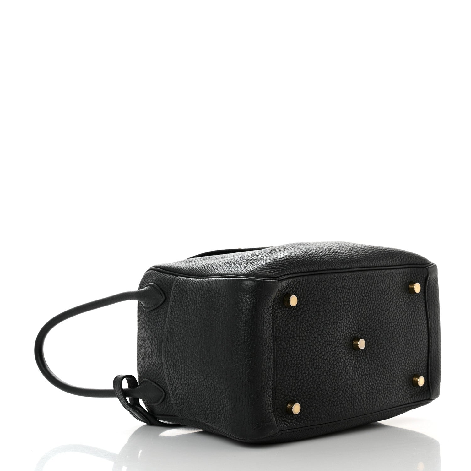 Hermes Taurillon Clemence Lindy 26 Black 4 of 12
