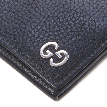Gucci Pebbled Calfskin Dorian Card Case Black 5 of 8