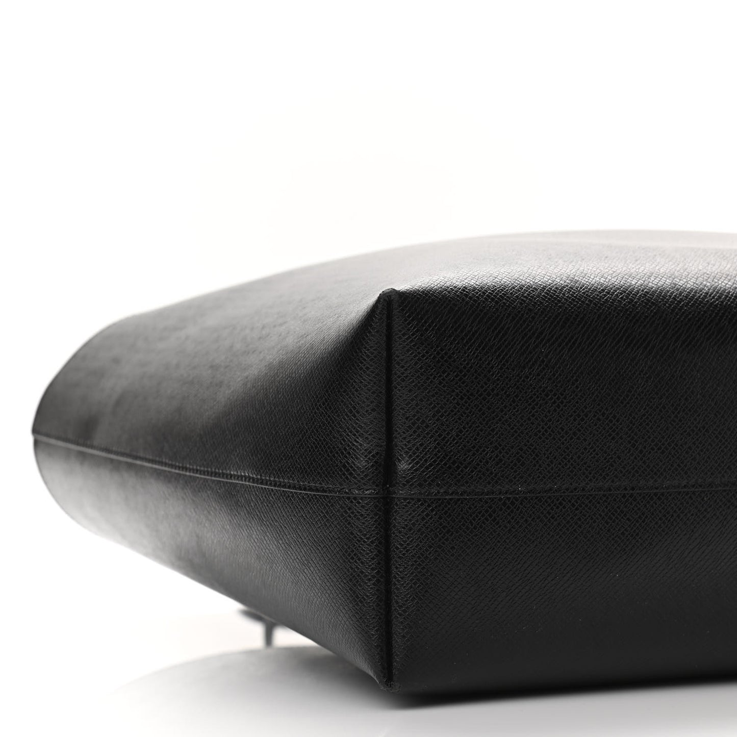 Calfskin Large Shopping Tote Black