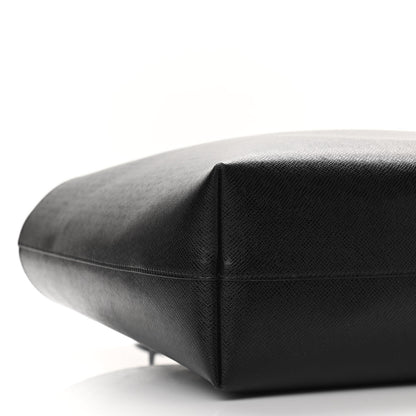 Saint Laurent Calfskin Large Shopping Tote Black 8 of 10