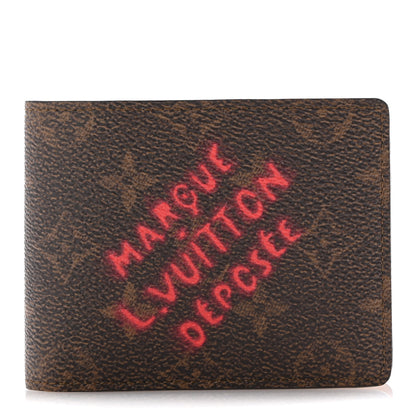 Louis Vuitton Monogram Dust Marque Multiple Wallet 1 of 9