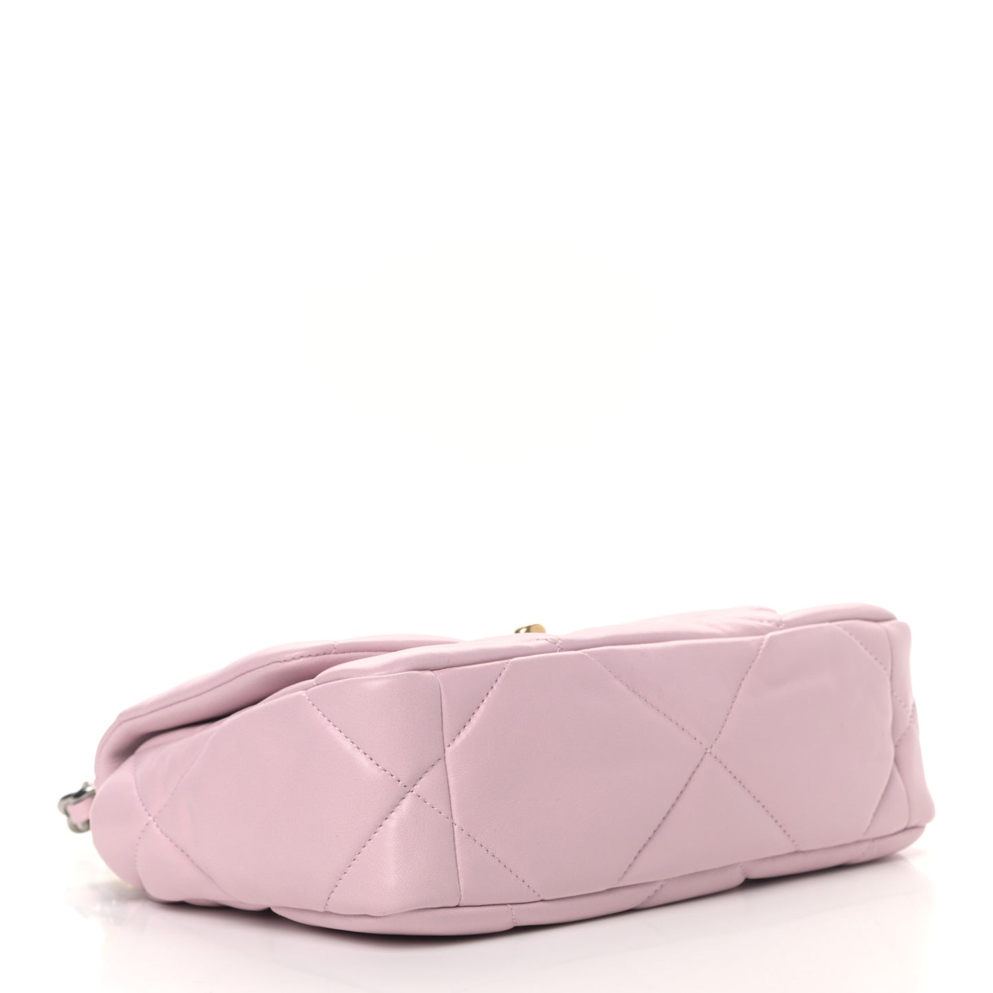 Lambskin Quilted Medium Chanel 19 Flap Light Pink