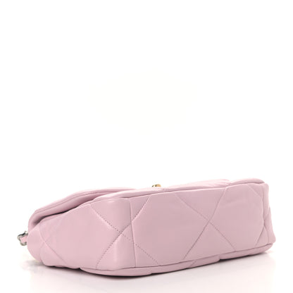 Chanel Lambskin Quilted Medium Chanel 19 Flap Light Pink 4 of 9