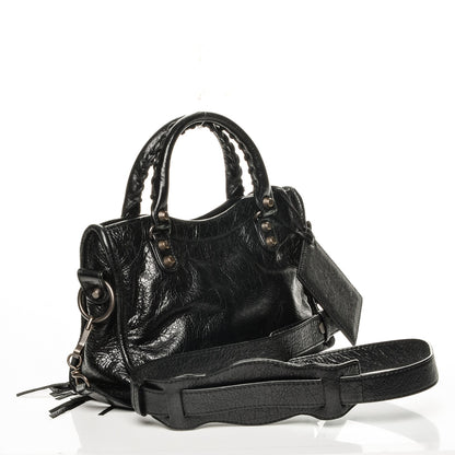 Balenciaga Agneau Classic Hardware Mini City Black 3 of 8