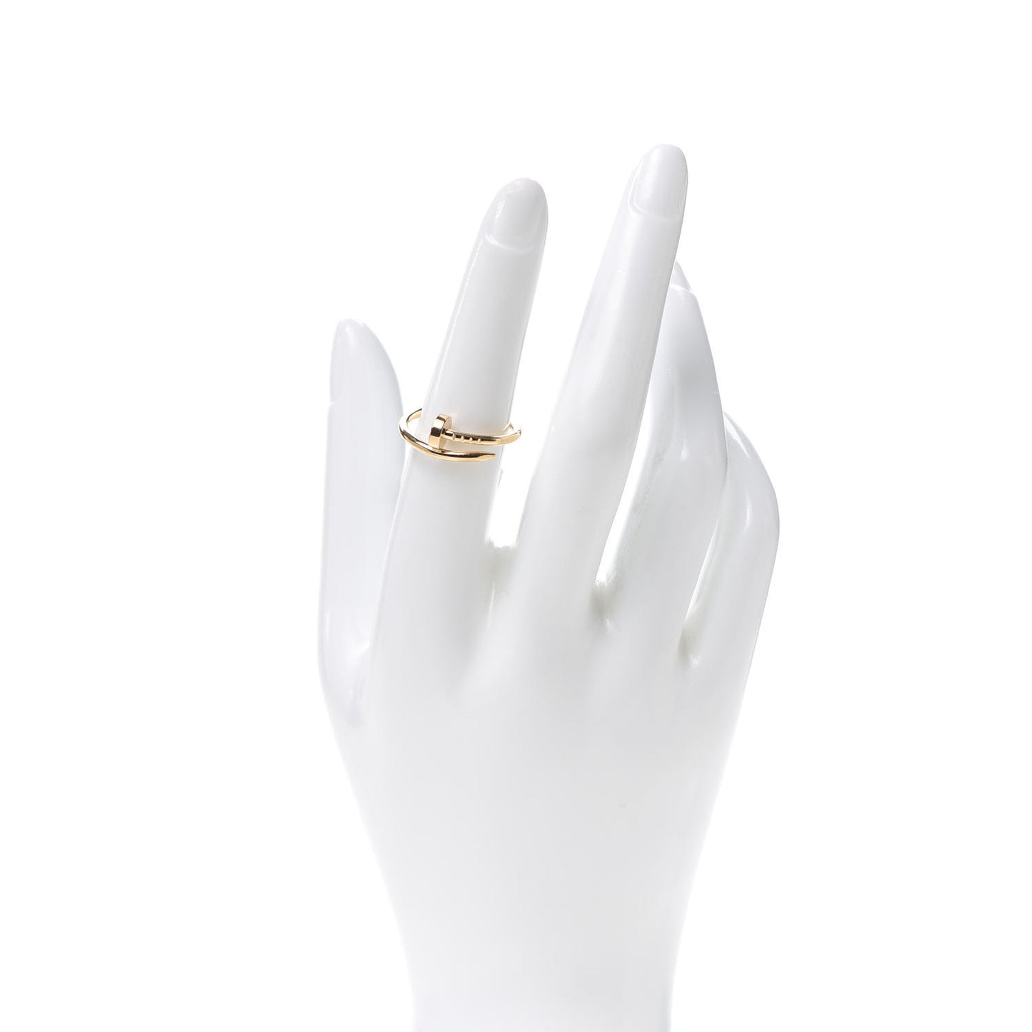 18K Yellow Gold Small Juste Un Clou Ring 53 6.25