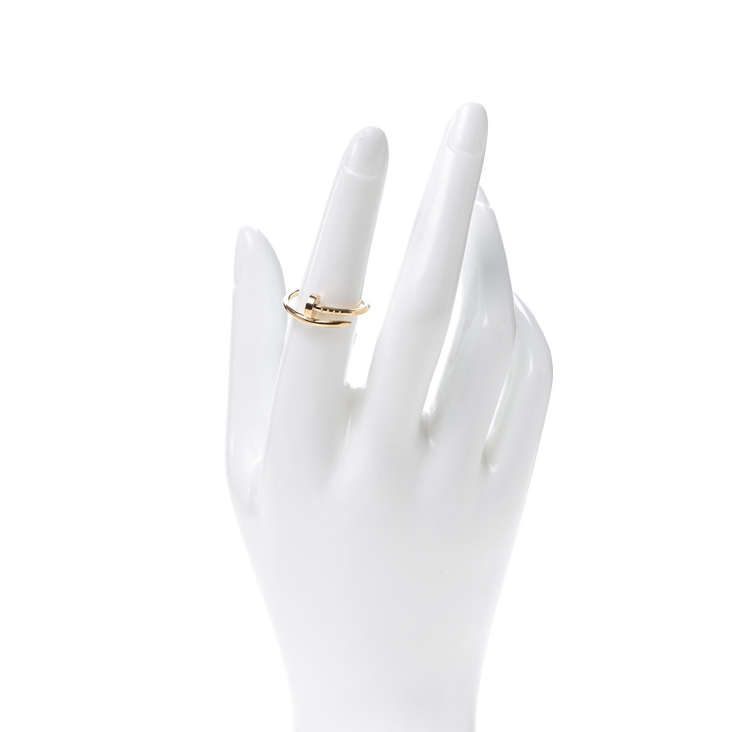 Cartier 18K Yellow Gold Small Juste Un Clou Ring 53 6.25 2 of 6