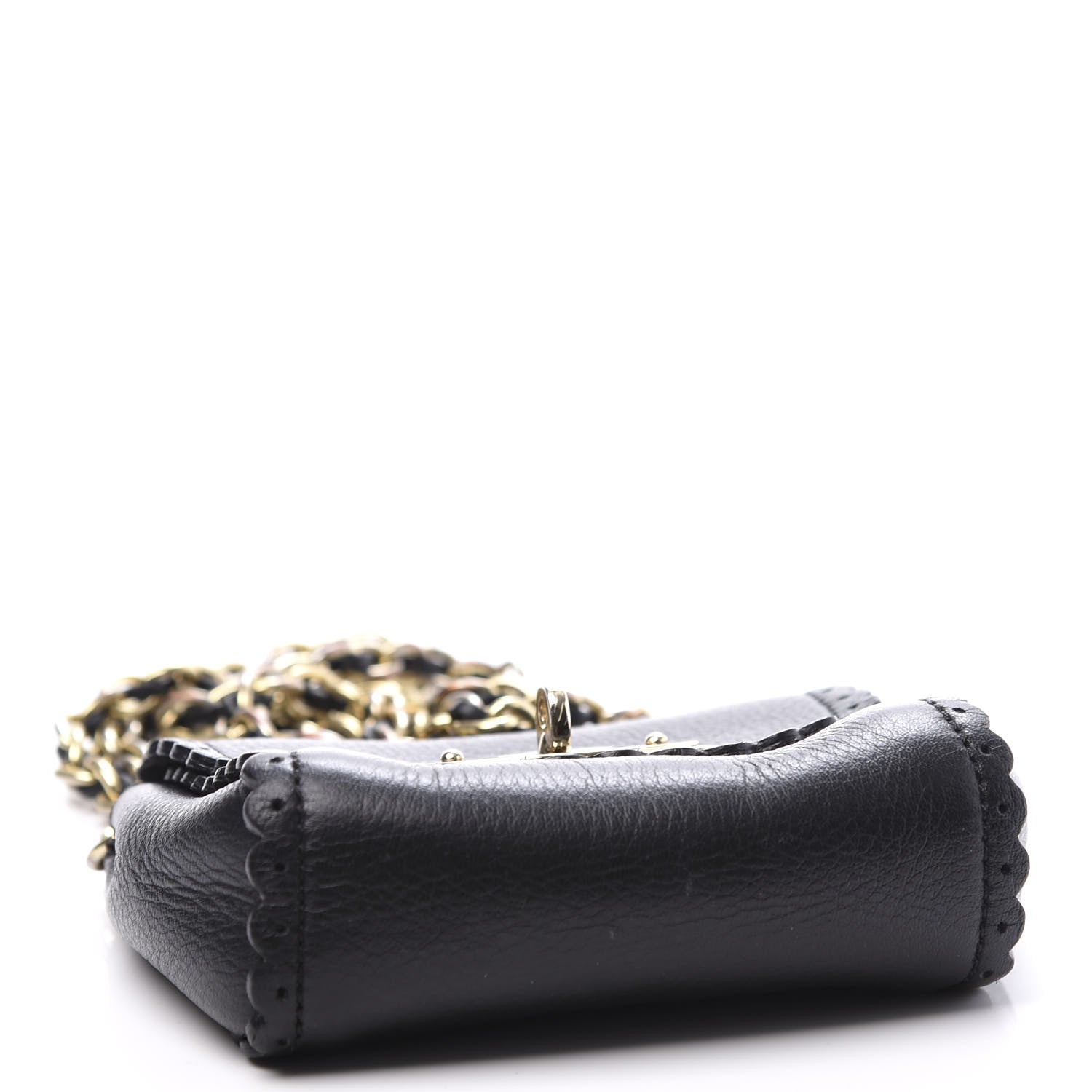 Mulberry Soft Matte Calfskin Mini Cookie Flap Black 3 of 9