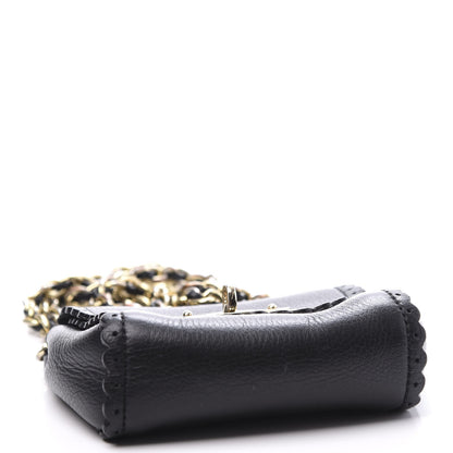 Mulberry Soft Matte Calfskin Mini Cookie Flap Black 3 of 9