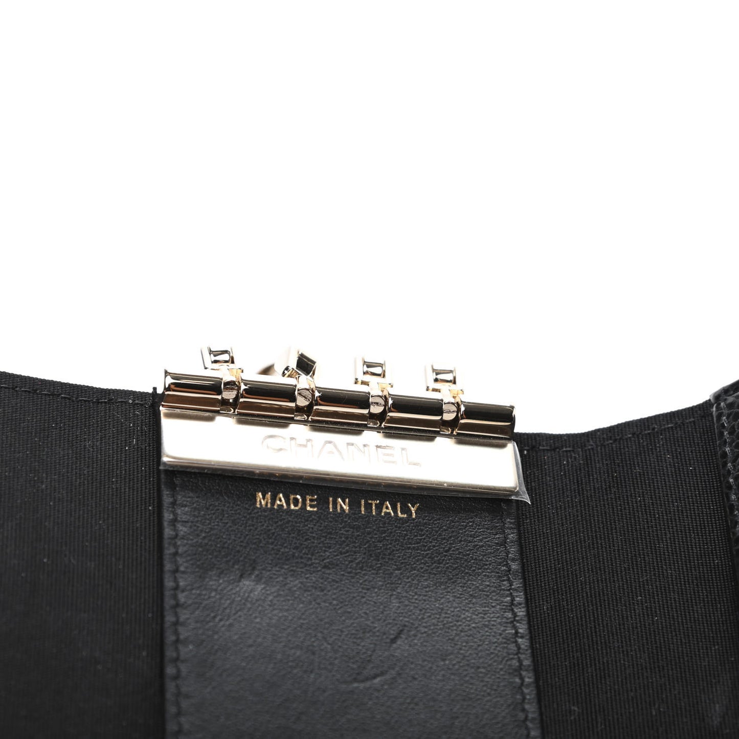 Caviar Quilted 4 Key Holder Boy Flap Black
