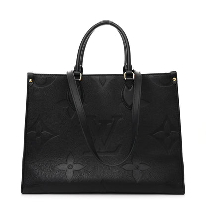 Louis Vuitton Empreinte Monogram Giant OnTheGo MM Black 1 of 9