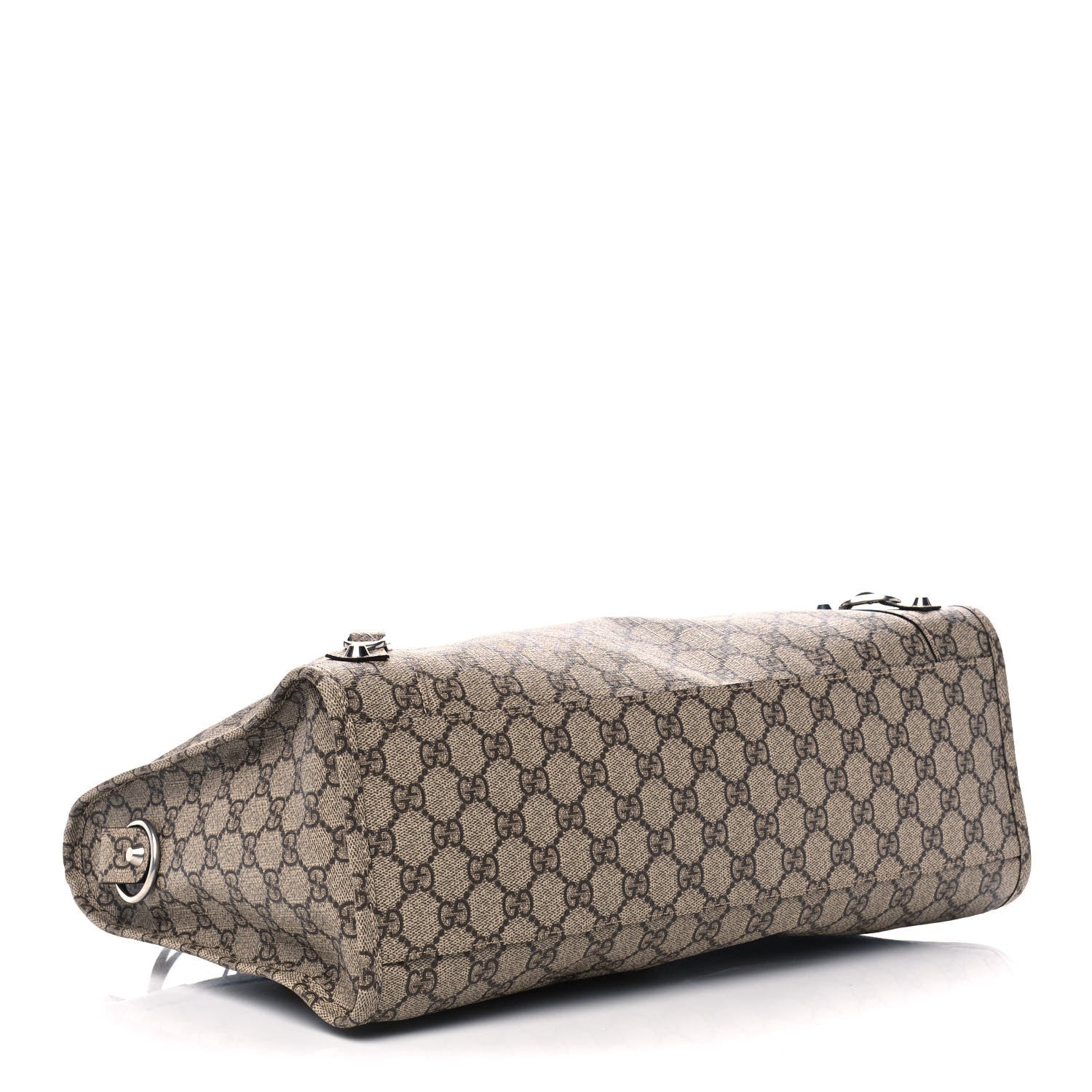 Balenciaga X GUCCI GG Supreme Monogram Neo Classic Silver Hardware City Beige Ebony 4 of 11
