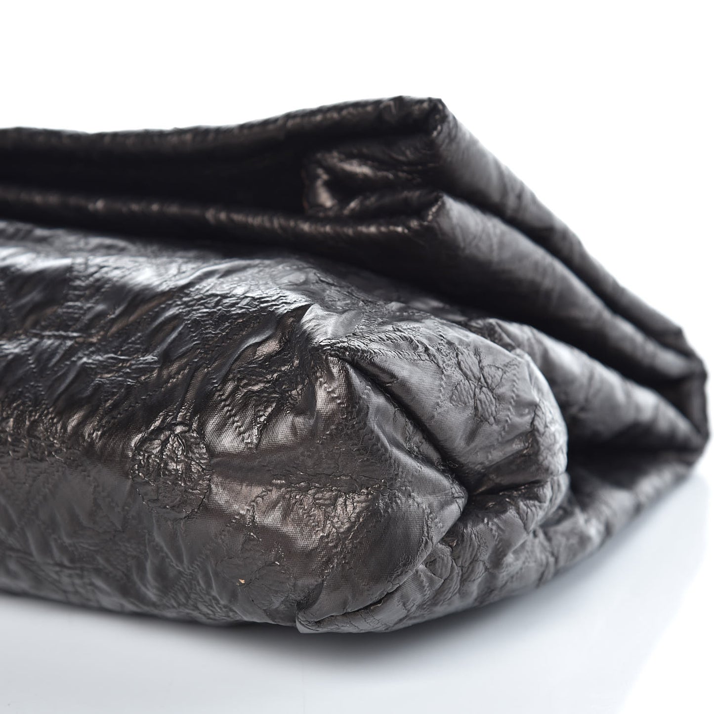 Jacquard Quilted Monogram Limelight Clutch PM Black