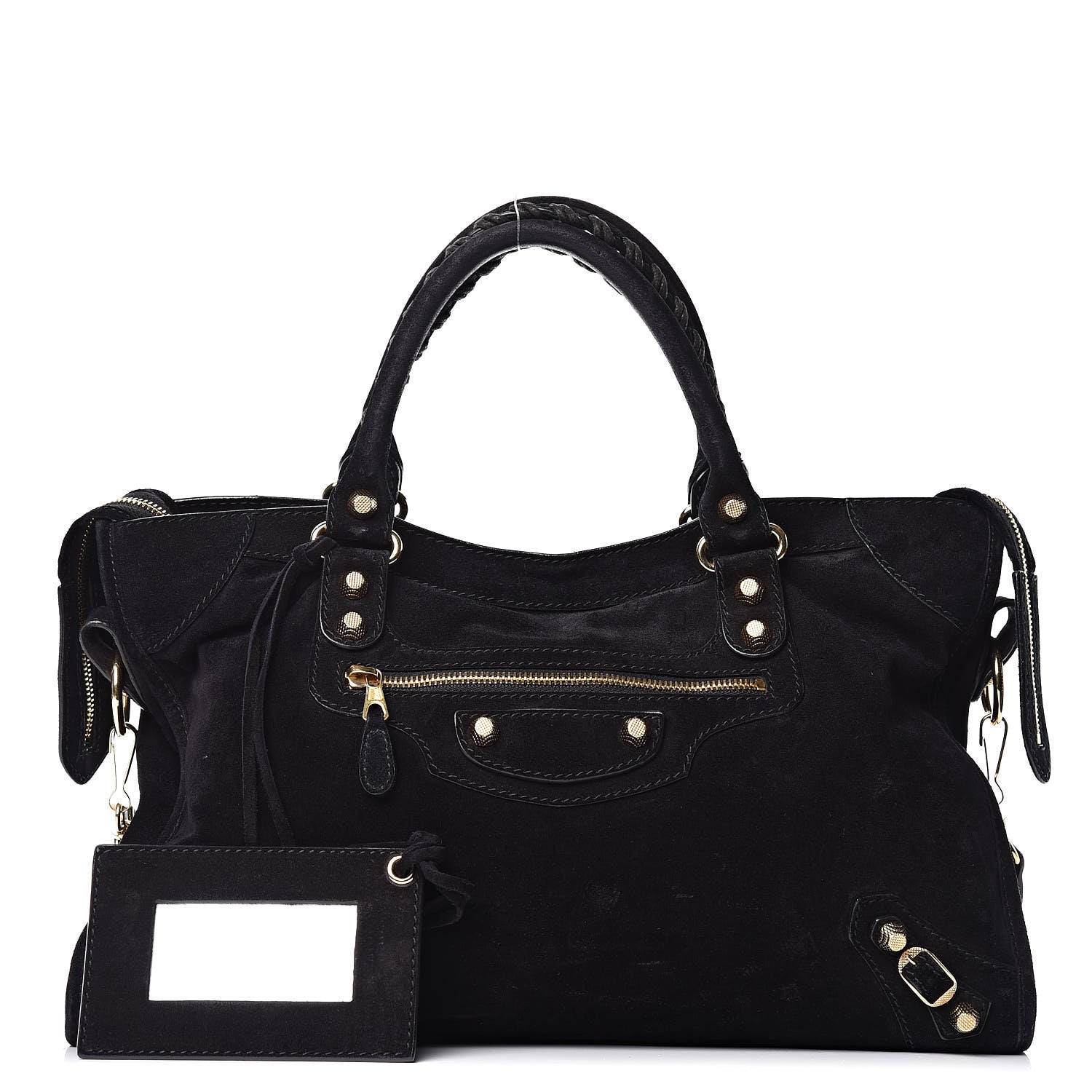 Balenciaga Baby Daim Suede Giant 12 Gold Hardware City Black 1 of 10