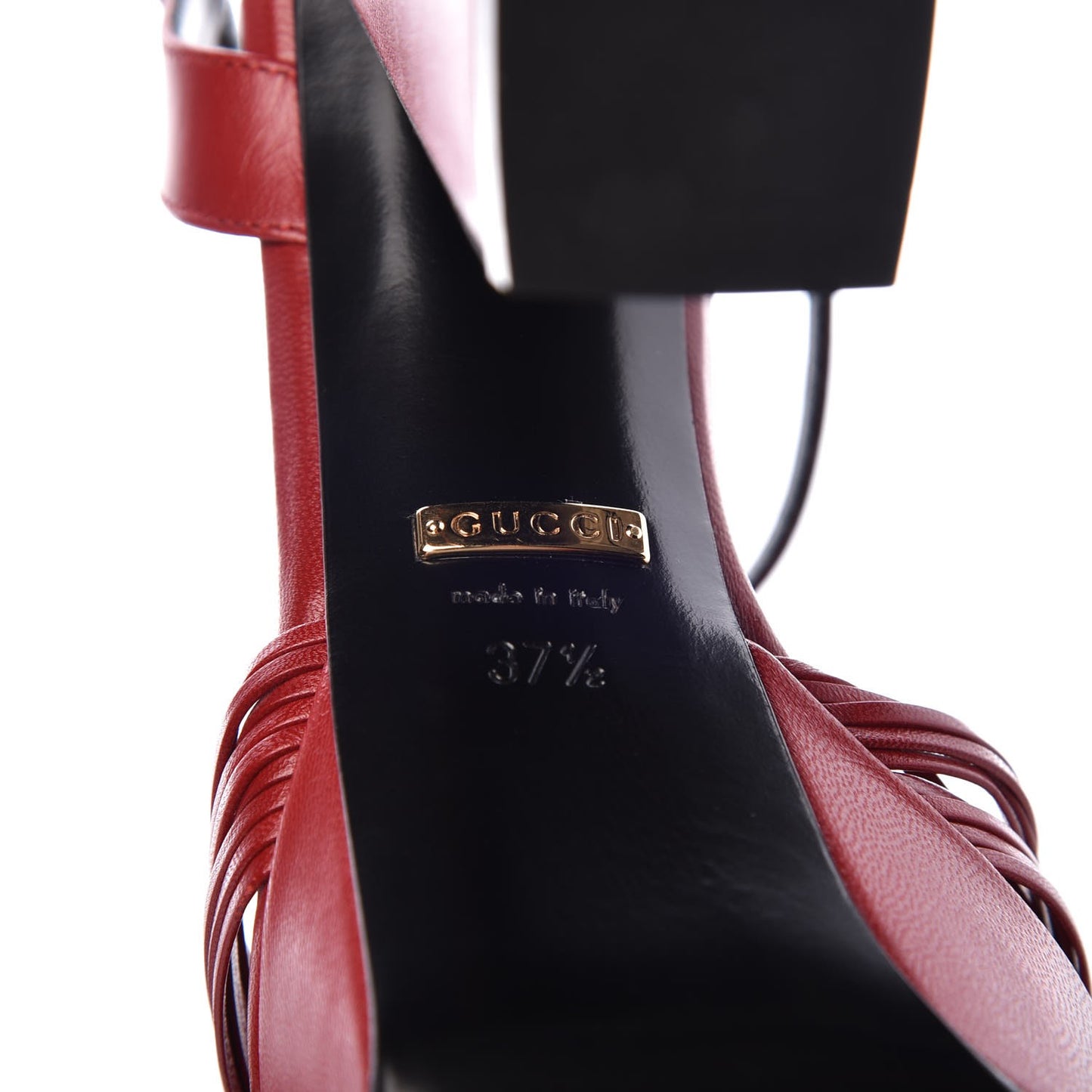 Malaga Kid Allie Platform Sandals 37.5 Hibiscus Red