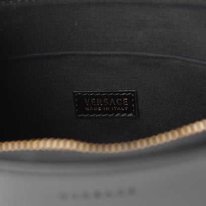 Versace Vitello Zip Pouch Black 6 of 7